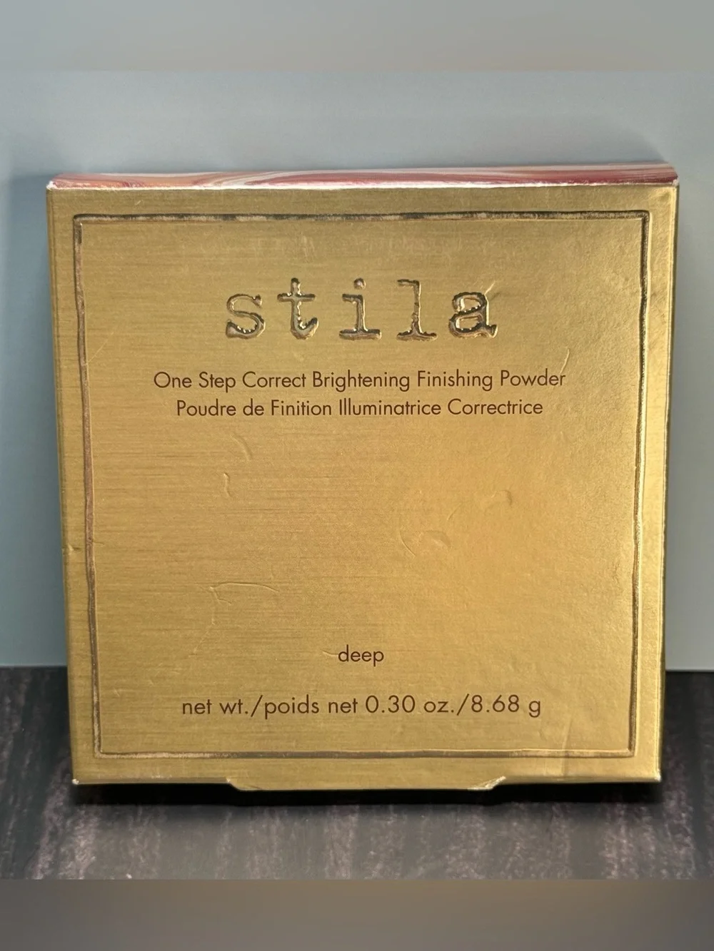 Stila One Step Correct Brightening Finishing Powder (Deep) NIB 8.68 oz / 0.30 oz